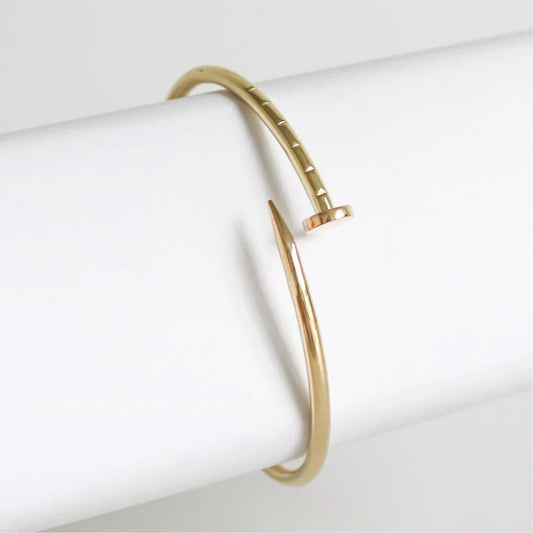 "Nail Bangle Stainless Steel"